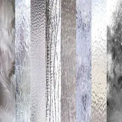 Clear Stained Glass Sheets - Variety Pack