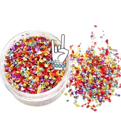 Tutti Frutti Premium Grade German Glass Glitter Mix for Epoxy and UV Resin Art