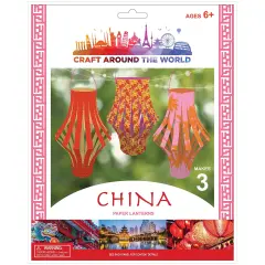 Craft Around The World Chinese Paper Lanterns-Makes 3