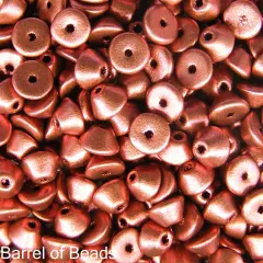 Konos Par Puca&reg;, Czech glass bead, Bronze Red Matte, 10 grams