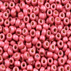 15G Opaque Matte Lt Cranberry DuraCoatMiyuki 6/0 Seed Beads - 6-4211F