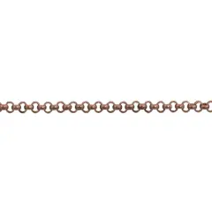 JewelrySupply 2mm Antique Copper Plated Rolo Chain (Priced per Foot)