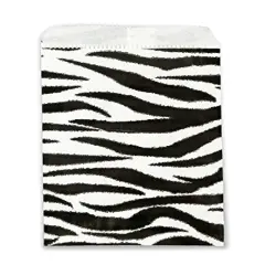 Gift Bags Zebra Print 6"x4" (Package of 100)