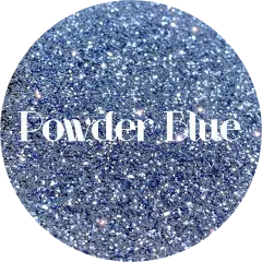 Polyester Glitter - Powder Blue by Glitter Heart Co.&trade;