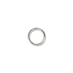 JewelrySupply Jump Ring - Open 7mm Silver Color (50-Pcs)