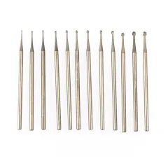 Small Round Bur Assortment 12pc Set for Jewelry Making