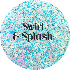 Polyester Glitter - Swirl & Splash by Glitter Heart Co.&trade;