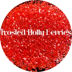 Polyester Glitter - Frosted Holly Berries by Glitter Heart Co.&trade;