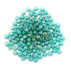 Czech Seed Beads - 6/0 Emerald AB (10 Grams)