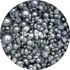 Flatback Resin Pearl Mix - Henrietta by Glitter Heart Co.&trade;