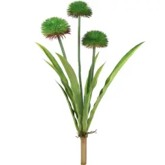Real Touch Allium Spray: Set of 12, 24-Inch, Faux Greenery by Floral Home&reg;