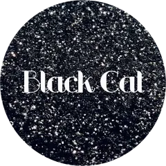 Polyester Glitter - Black Cat by Glitter Heart Co.&trade;