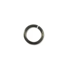 JewelrySupply Jump Ring - Open 6mm Gun Metal Plated (100-Pcs)