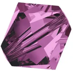 Preciosa Bicone Beads - Choose Your Size - Color: Amethyst - 144 Pieces