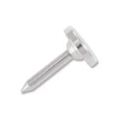 JewelrySupply Scatter Pins 9x5mm Silver Color (Pack of 10)