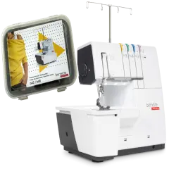 Bernette b62 AirLock Coverstitch Sewing Machine With Foot Kit Bundle