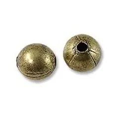 JewelrySupply Bead 4mm Antique Brass Plated (10-pcs)