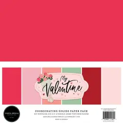 Carta Bella My Valentine Solids Kit