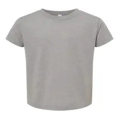 BELLA + CANVAS&reg; Toddler Triblend Tee Crewneck Short Sleeve T-Shirt Athletic grey trible