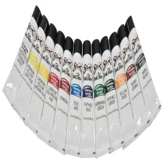 Sax Premium Acrylic Paint, Assorted Colors, 0.34 Ounce Tube