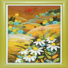 Felting kit Camomile field