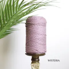 3mm EGYPTIAN GIZA COTTON | Single Strand Macrame Cord Wisteria