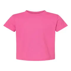 Rabbit Skins&reg; Toddler Cotton Jersey Crew Neck Short Sleeve Tee - 3301T Raspberry