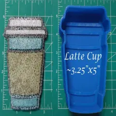 Latte Cup Silicone Freshie Mold