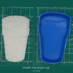 Double Styrofoam Cup Silicone Freshie Mold