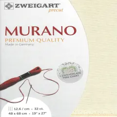 Precut Zweigart Murano 32 count Ivory