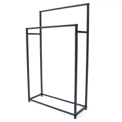 Floor Standing Towel Rack for Bathroom Indoor Outdoor, 23.6 x 8.7 x 39.4 Inch