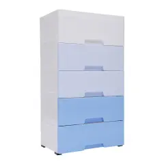 5 Drawer Vertical Clothes Storage Tower Bedroom