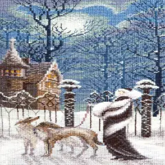 Counted cross stitch kit "Frosty morning"