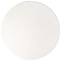 16" Round White Foil Cake Board Drum