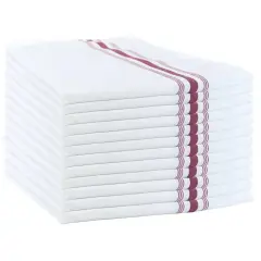 12 Pack Bistro Napkins Burgundy