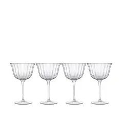 Luigi Bormioli Bach Retro Champagne/Sherbet 8.75oz, Set of 4, White