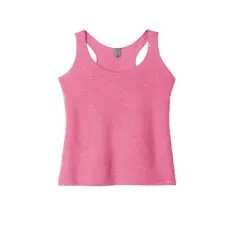 Next Level&reg; Women&rsquo;s Crew Neck Tri-Blend Racerback Tank Vintage pink