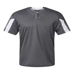 Alleson Athletic&reg; Striker Placket Graphite/ white