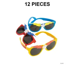 Kids Superhero Sunglasses 12 Pieces