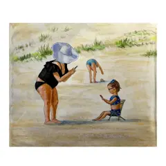 Betsy Drake Smile for Grandma Throw Multicolor