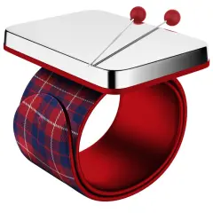 Magnetic Pin Cushion for Sewing &ndash; Pin Holder Red 9&rdquo;&ndash; Sewing Notions Sewing Quilting Supplies &ndash; Magnetic Pin Holder for Sewers & Hairstylist &ndash; Magnetic Pin Holder for Sewing Quilting Gift