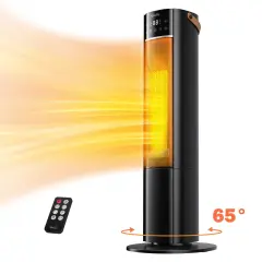1500W Ceramic Heater Portable Electric Space Heater w/Adjustable Thermos.