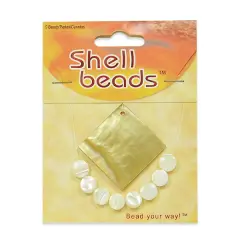 6 Packs of Mother of Pearl Pendant & Beads - 9 Pieces