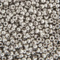 Miyuki 250g Metallic Round Rocailles Seed Beads, 11/0 Palladium Ptd #194