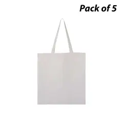 Q-Tees&reg; Promotional Tote White
