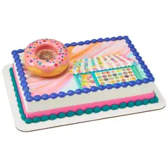 Confetti Donut DecoSet&reg; Cake Decoration