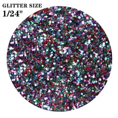 Mix Colors Chunky Glitter 1 Pound 16 OZ Glitter for Resin Crafts Tumblers Cosmetic Makeup Nail Art Festival Decoration