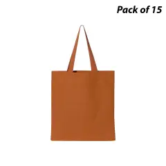 Q-Tees&reg; Promotional Tote Texas orange