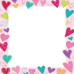 Great Papers! Dancing Hearts Valentine Stationery Letterhead, Invitations and Announcements, Printer Friendly, 8.5"x11", 80 Pack