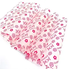 100 sheets Wax Paper Sheets Deli Wraps Basket Liners Deli Paper Wax Paper Square Baking Paper Colored Parchment Paper Greaseproof for Food,Handmade Soap,Cookies and Carmels ( Candy)